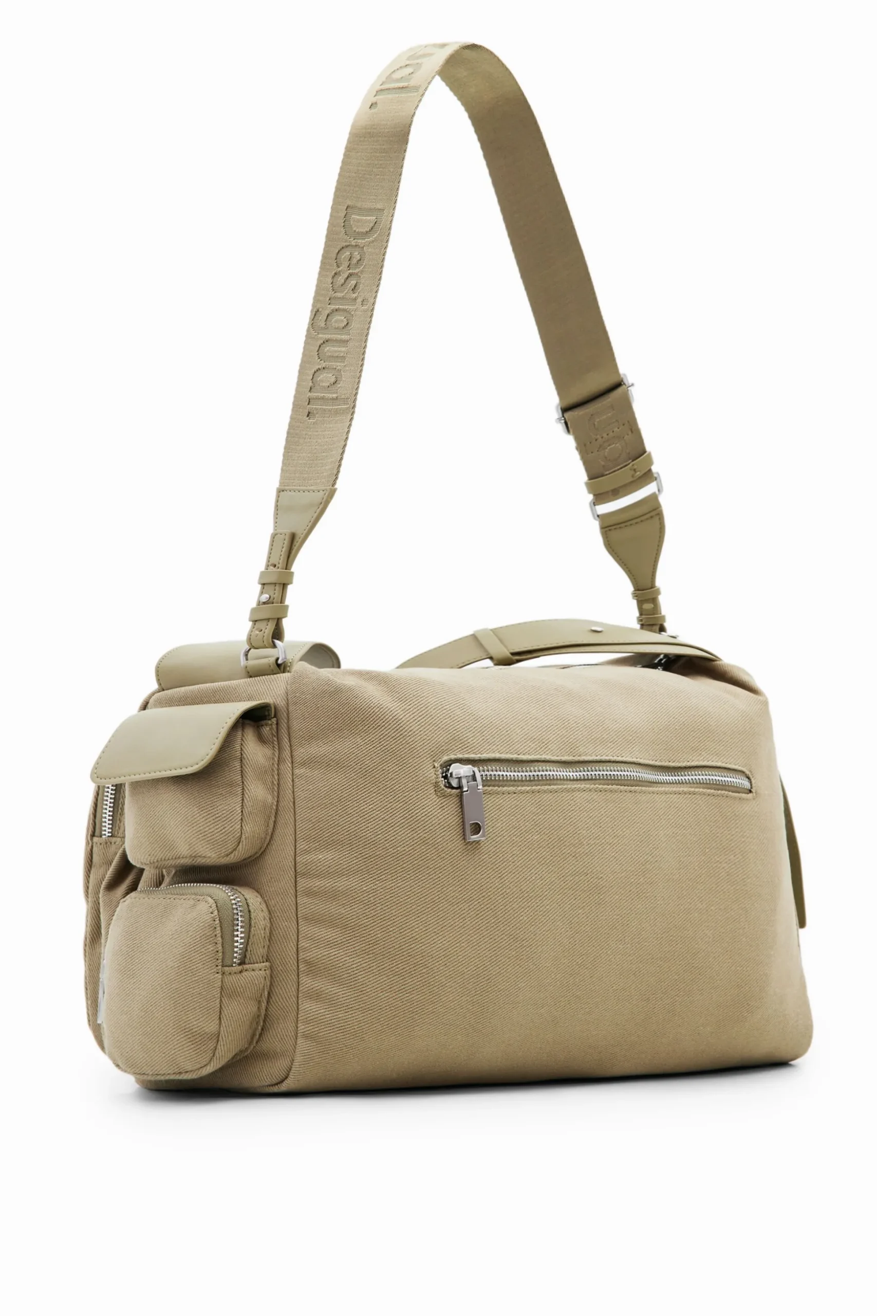 Bolso XL canvas bolsillos