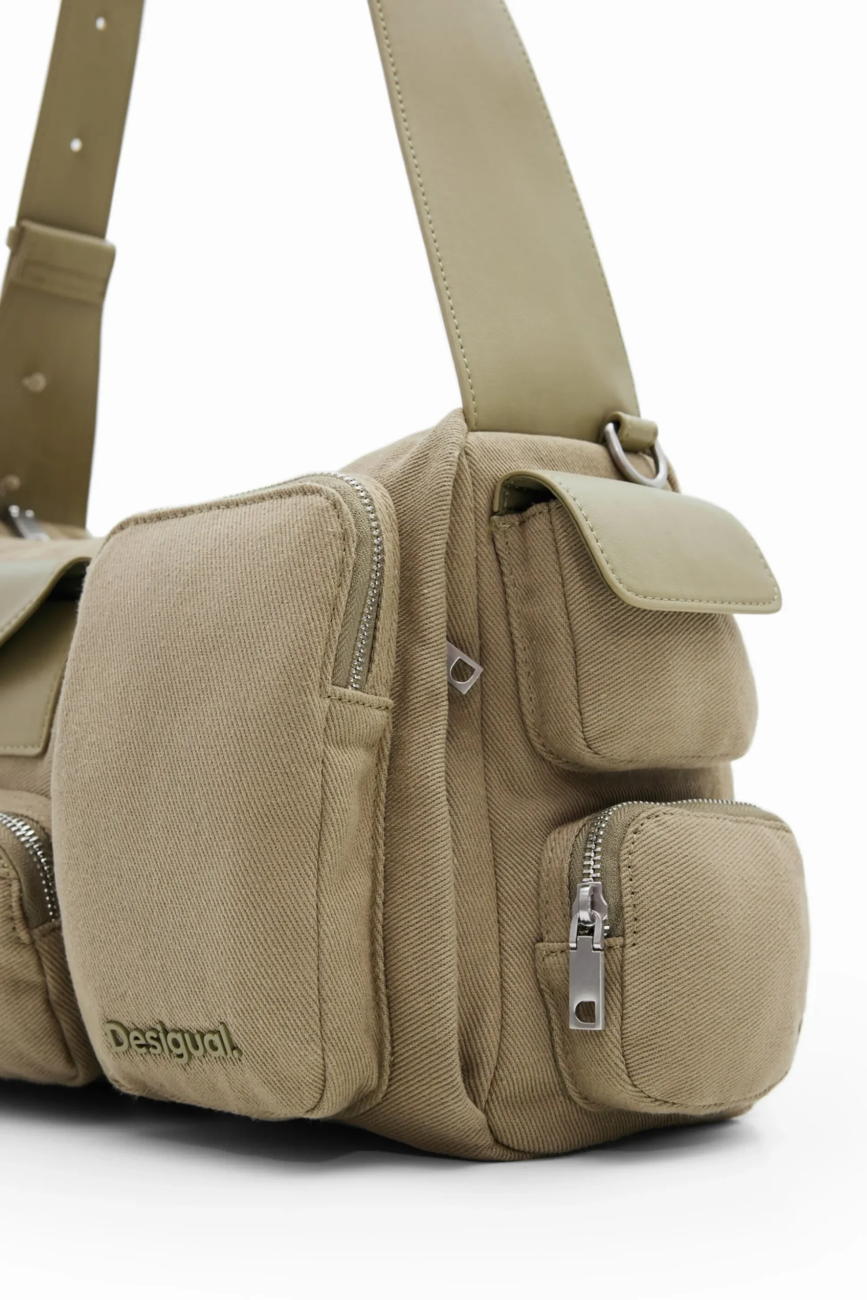 Bolso XL canvas bolsillos