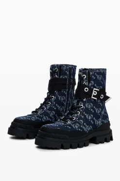 Bota denim trucker