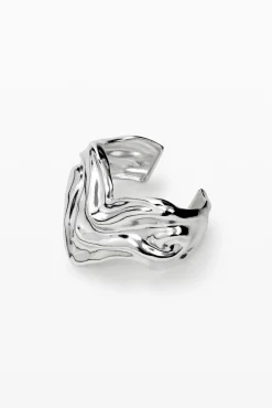 Brazalete corazón baño plata Zalio