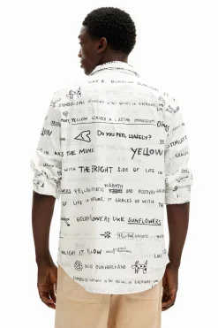 Camisa de manga larga lettering