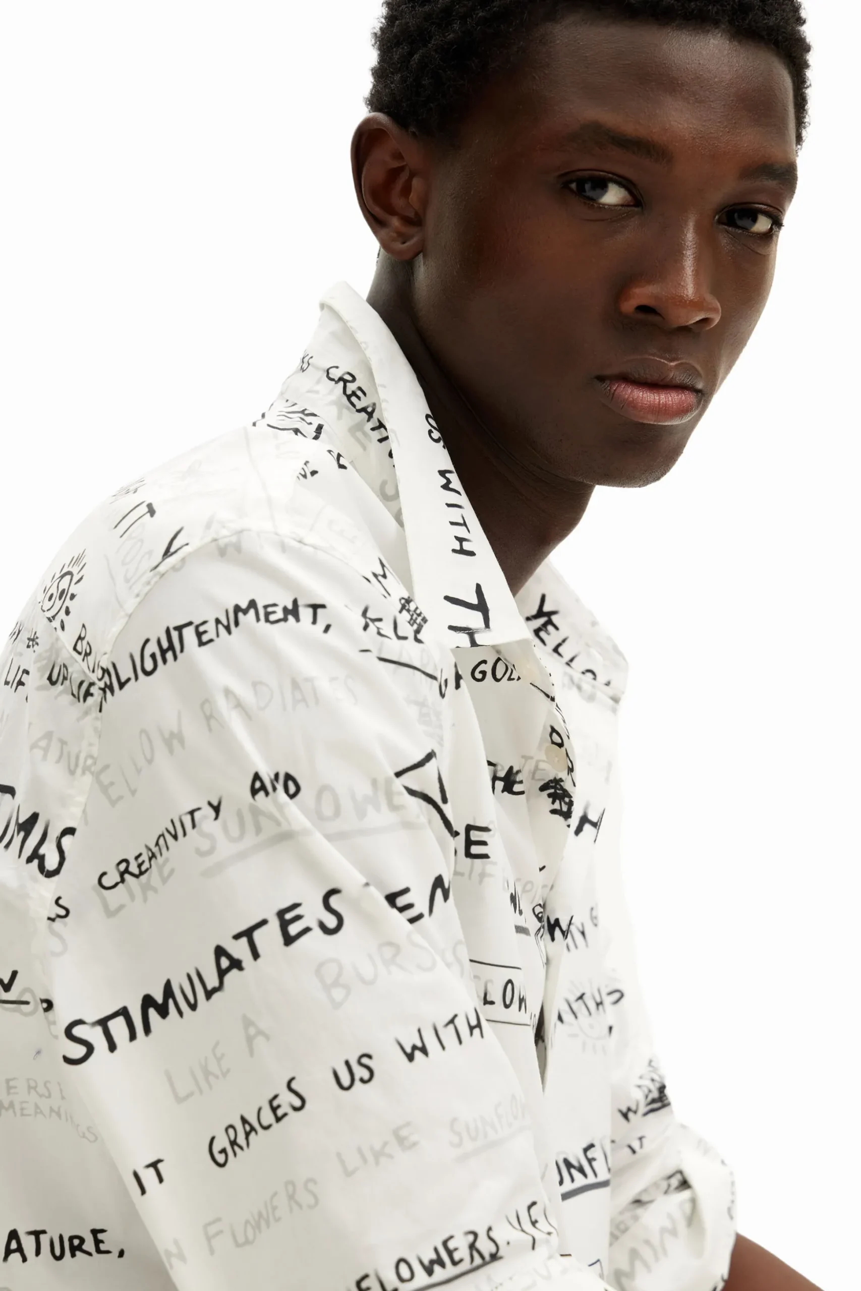Camisa de manga larga lettering