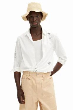 Camisa detalles bordados