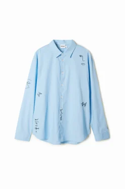Camisa detalles bordados