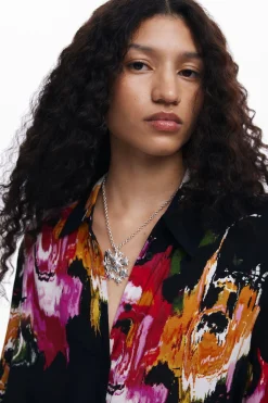 Camisa estampado flores