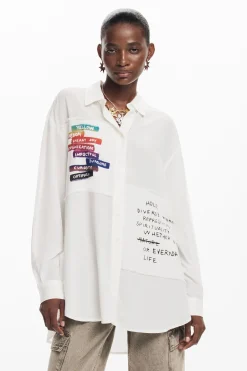 Camisa estampado letras