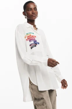 Camisa estampado letras
