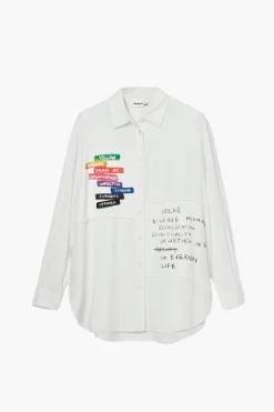 Camisa estampado letras
