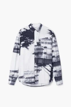 Camisa estampado urbano