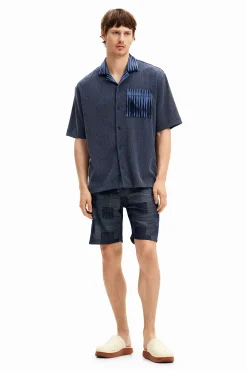 Camisa híbrida tejido