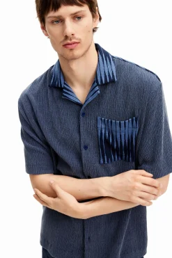 Camisa híbrida tejido