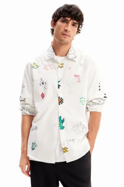 Camisa ilustrada mensajes