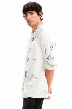 Camisa ilustrada mensajes