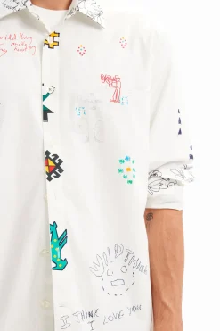 Camisa ilustrada mensajes