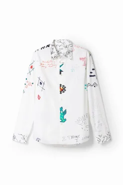 Camisa ilustrada mensajes