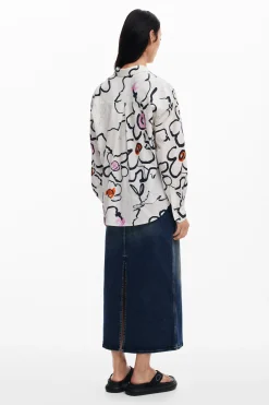 Camisa ligera flores