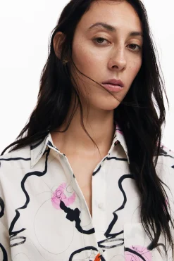Camisa ligera flores