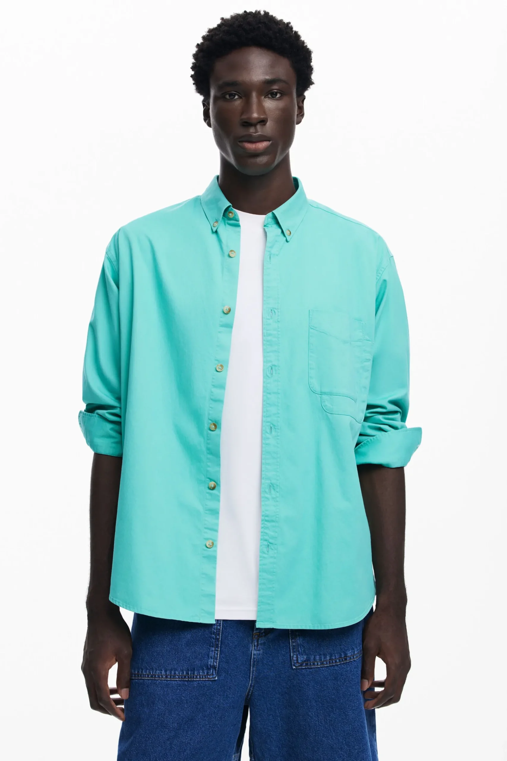 Camisa manga larga algodón