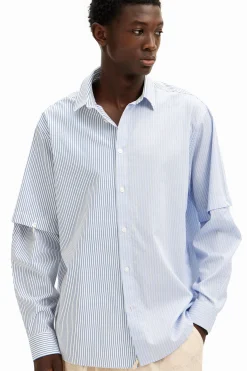 Camisa manga larga deconstruida