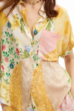 Camisa parcheado floral