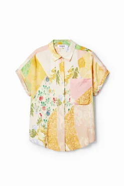 Camisa parcheado floral