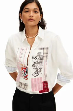 Camisa patch Mickey Mouse