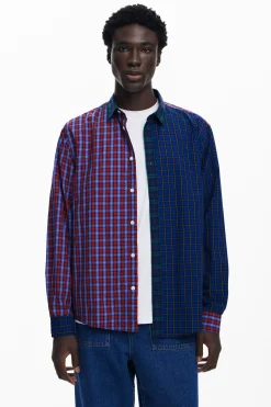 Camisa patchwork cuadros