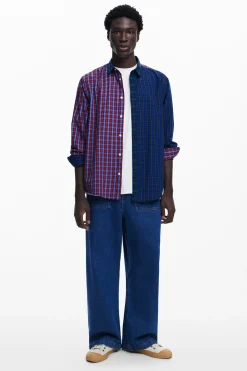 Camisa patchwork cuadros