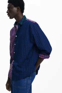 Camisa patchwork cuadros