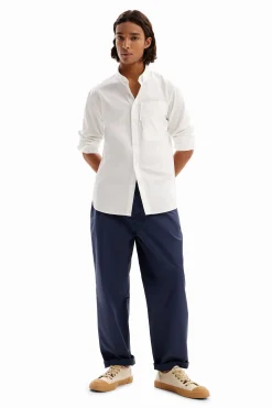 Camisa popelín patchwork