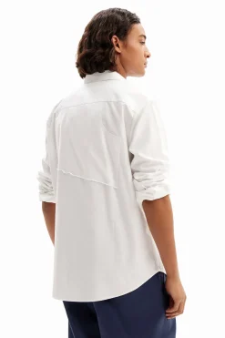 Camisa popelín patchwork