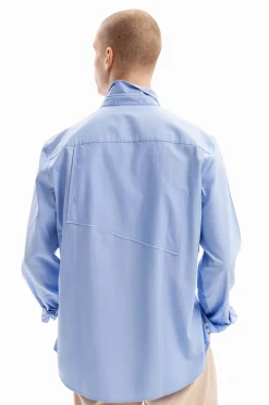 Camisa popelín patchwork