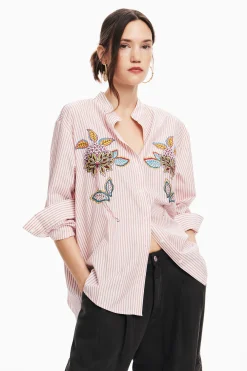 Camisa rayas flores