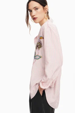 Camisa rayas flores