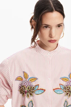 Camisa rayas flores