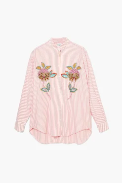 Camisa rayas flores