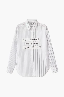 Camisa rayas frase