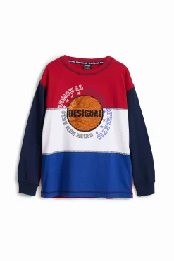 Camiseta baloncesto tricolor
