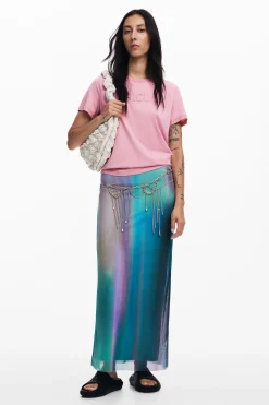 Camiseta brillantes Desigual
