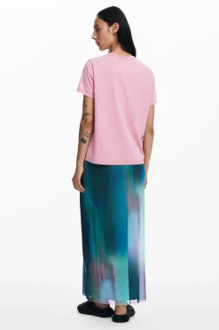 Camiseta brillantes Desigual