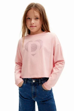 Camiseta corazón Desigual