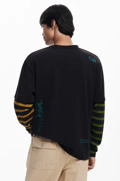 Camiseta doble manga