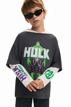 Camiseta doble manga Hulk