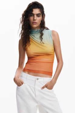 Camiseta efecto degradado