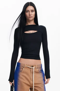 Camiseta escote cutout Maitrepierre