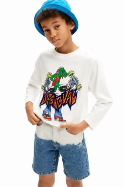 Camiseta estampado dinosaurio