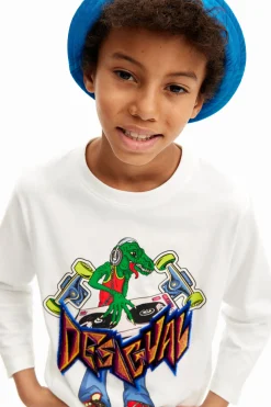 Camiseta estampado dinosaurio