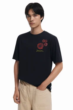 Camiseta estampado flores
