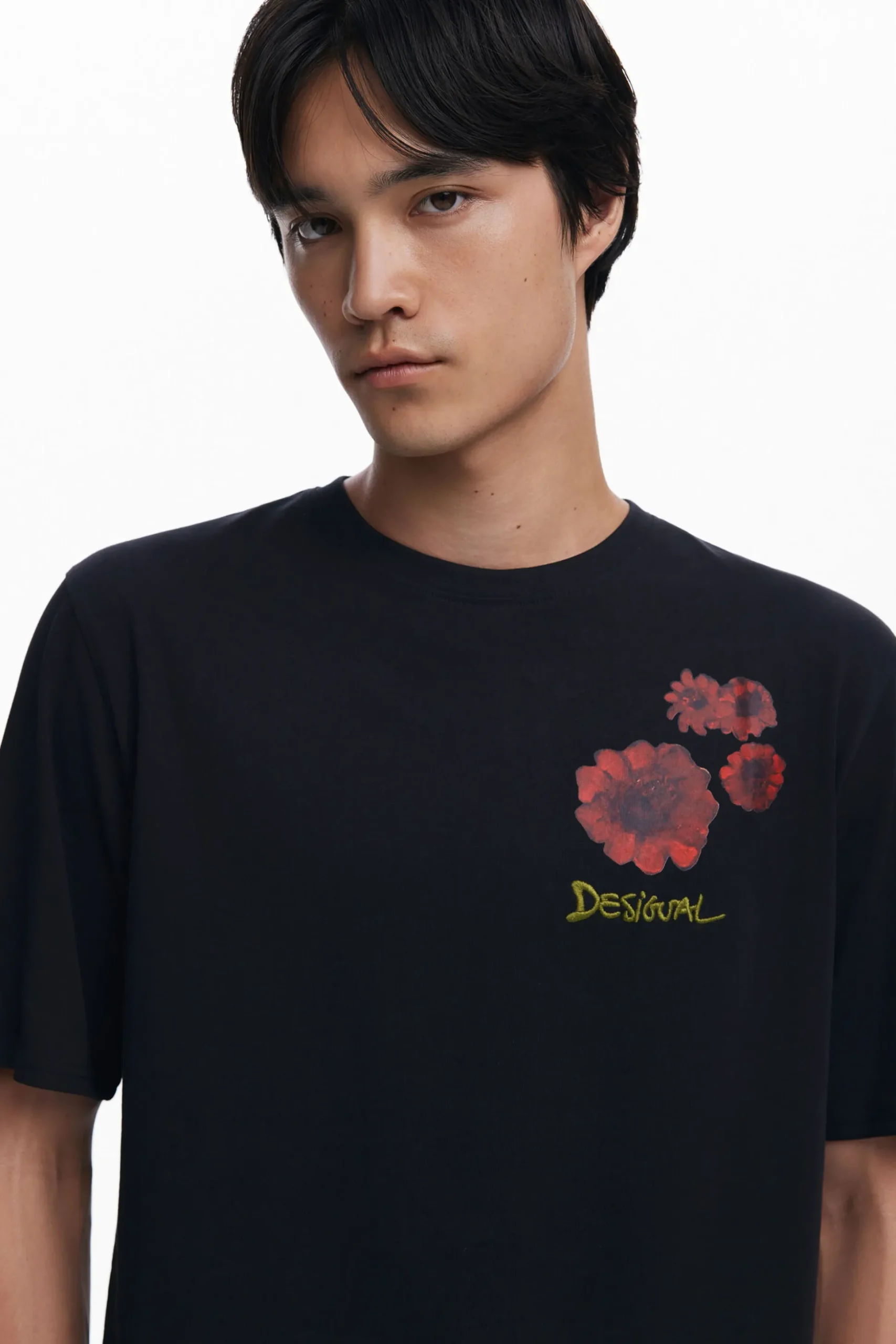 Camiseta estampado flores