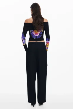 Camiseta estampado flores M. Christian Lacroix
